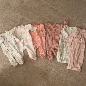 Baby Girl Newborn Pajamas